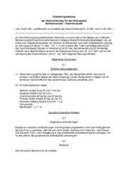 Gestaltungssatzung Bellmann- und Chemnitzstraße - Satzung