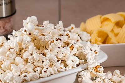 Popcorn in einer Schaale