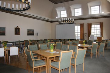 Sportler*innenehrung - Ständesaal Geschmückter Ständesaal für die Sportler*innenehrung 2023